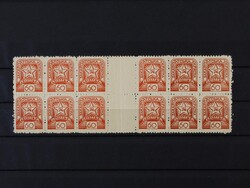 cat. no. Majer c. Mv 7a red, 6 marks, inter-marks folded