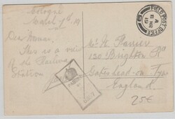 Engl. Feldpost von Köln, nach England, mit Englischer ZensurBitte ...