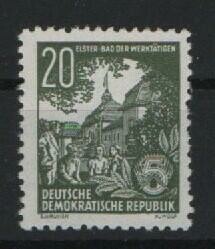 DDR, 1953, Mi.- Nr.: 413x XII, **, "vom II. 5- Jahrplansatz"! ...