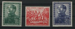 DDR, 1951, Mi.- Nrn.: 286- 88, "Der Chinesensatz", **!
