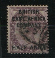 (GB) British- Ostafrika- Company, Mi.- Nr.: 1, gestempelt! Selten!