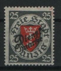 Danzig, 1924, Mi.- Nr.: D 46 aa, * / ungebraucht, geprüft Dr. ...