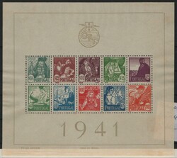 Portugal, 1941, Mi.- Nr.: Bl. 4, (*) (= hier postfrisch!) wie ...