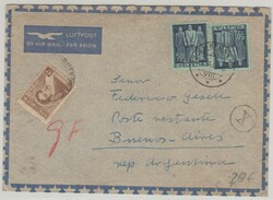 Schweiz, 1948, nette MiF Schweiz / Argentinien, auf Lupo- ...