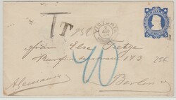 Chile, 1904, 5 Centimos - GS- Umschlag, als Auslandsbrief gelaufen ...