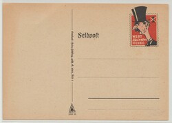 A. Eden (?)- Spott- Feldpostkarte, ungelaufen, selten!Bitte beachten ...