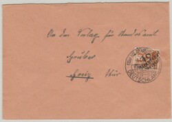 SBZ- Handstempel, 1948, Bez. 16, Streufdorf / Hildburghausen, Mi.- Nr ...