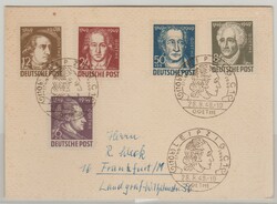 SBZ, Allgem Ausg., 1949, Mi.- Nr.: 234- 38 in Satz- MiF auf ...