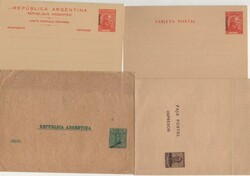 Argentinien, ca. 1900- 1920, kl. Lot mit 15 versch. GS- Probedrucken ...