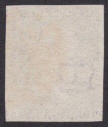 1d Grey Black (KA) Plate 3 Very Fine used cancelled by a neat Red MX ...