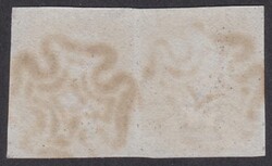 1d Black (EB-EC) Plate 1a an appealing horiz pair with 4 clear to ...
