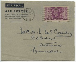 1948, Olympiade London GB 237-240, dazu Olympia - Air - Brief nach ...