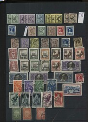 1929 - 1985, Teilsammlung mit einigen besseren Werten, anfangs teils ...