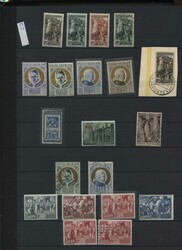 1929 - 1985, Teilsammlung mit einigen besseren Werten, anfangs teils ...