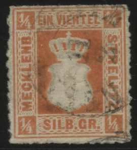 1864, 1/4 Sgr. rotorange in tadelloser vorzüglicher Erhaltung, ...