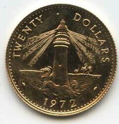 GOLD, 20 Dollars Elisabeth II 1972, im Etui, 5,94 g/fAutomatically ...