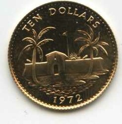 GOLD, 10 Dollars Elisabeth II 1972, im Etui, 2,93 g/fAutomatically ...