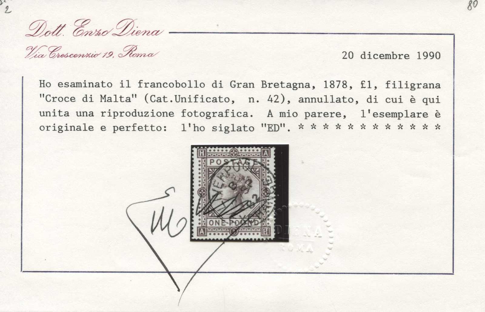 Image 1 for lot number 578 for Tiergarten 18th Stamps and Coins Auction