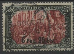 1900, Reichspost, kompletter Prachtsatz, 5 Mk signiert ...