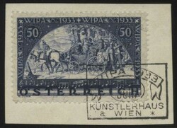 1933, Wipa Faserpapier, Luxusstück mit SST ...