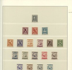 1922 - 1985, anfangs mit einigen postfrischen Ausgaben der 30er - ...