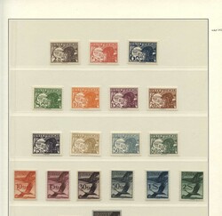 1922 - 1985, anfangs mit einigen postfrischen Ausgaben der 30er - ...