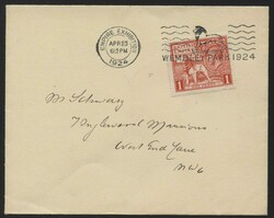 1924, Wembley - Ausstellung, je auf FDC mit Sonderstempel, Luxusbelege