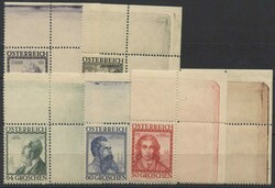 1934, Baumeister, Luxussatz aus der rechten oberen ...