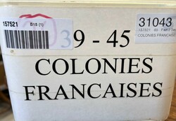 7128: Collections and Lots French Colonies - Covers bulk lot