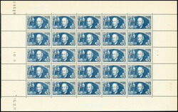 N°398 et 398a Clément Ader, deux feuilles complètes de 25, neuf ** ...