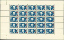 N°493 et 493a Clément Ader, deux feuilles complètes de 25, neuf ** ...