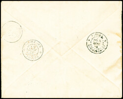 CG n°36 25c Sage OBL HANOI 25/08/1881, transit Saigon 06/09, et ...