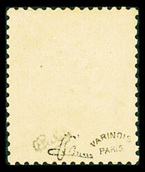 N°23 40c orange, neuf *, TB. Signé JF.Brun, Calves (cote Y&amp;T 3 ...