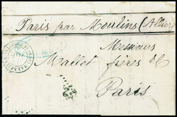ROUMANIE - Lettre datée de Bucarest décembre 1870 pour Paris par ...