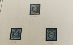 1849-1944, Ensemble de timbres et de lettres FRANCE et COLONIES dont ...