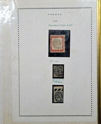 1900-1921, Etude sur le type BLANC, FRANCE et COLONIES, avec diverses ...