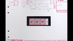 1900-1960, FRANCE XXème Siècle, ensemble de 313 lots de timbres sur ...