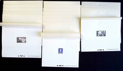 1941-43, Lot de 277 épreuves de luxe avec rabat, de France, Andorre ...