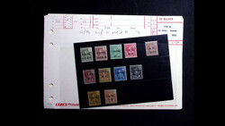 1859-1970, Ensemble de 297 lots sur cartes provenant d'une maison de ...