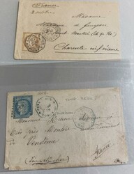 1878-1900, Douze lettres, correspondance d'armées (ex Desrousseaux), ...