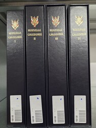 1886-2022, Collection de Nouvelle Calédonie en 4 albums DAVO avec ...