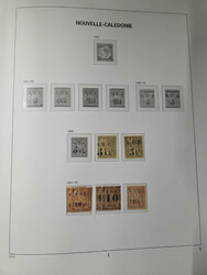 1886-2022, Collection de Nouvelle Calédonie en 4 albums DAVO avec ...