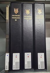 1891-2022, Collection of POLYNESIA (1958-2022) in three Davo albums, ...