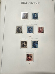 1849-2008, Neat mint and used collection of Belgium in five ...