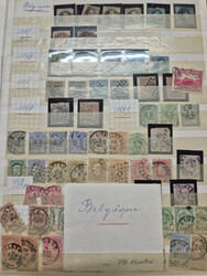 1840-1986, Collection du monde entier en 10 classeurs, dont ...