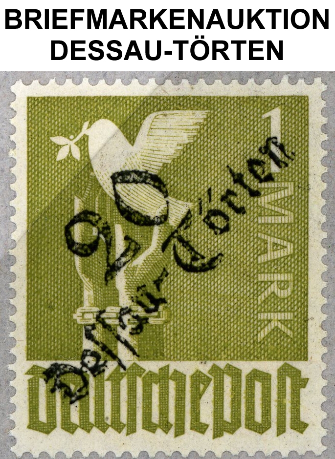Briefmarkenauktion Dessau-Törten Logo